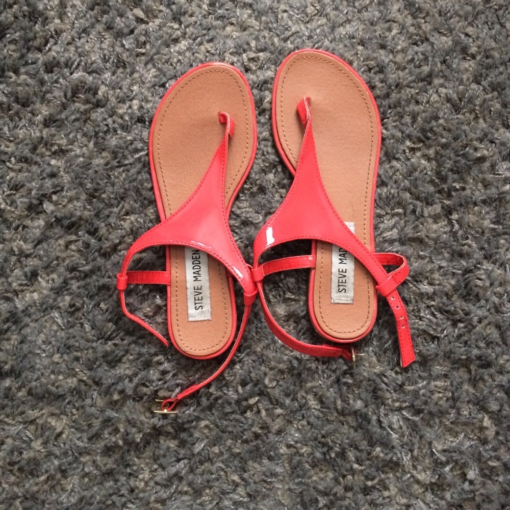 Steve Madden Red Sandals